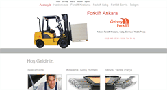 Desktop Screenshot of ozbayforklift.com